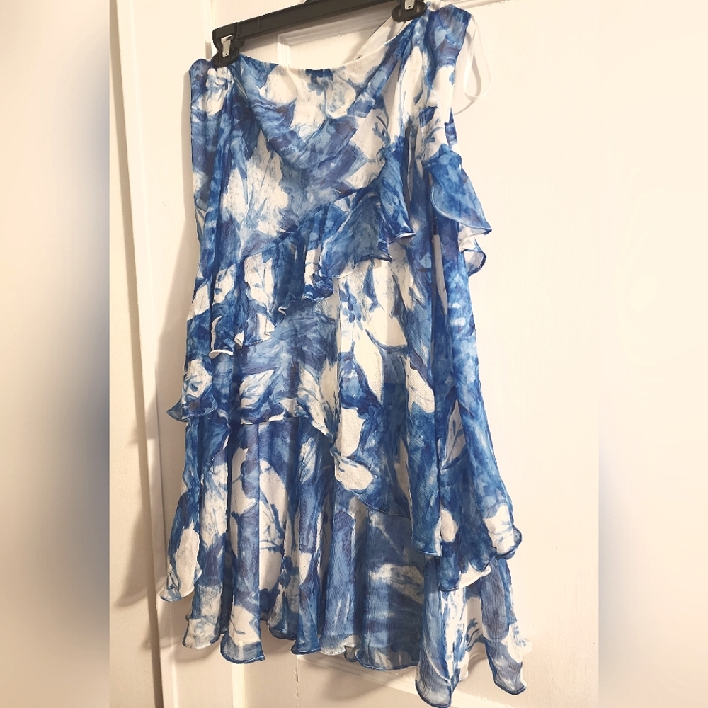 Ralph Lauren Floral Crinkled Midi-Maxi Skirt - NWOT